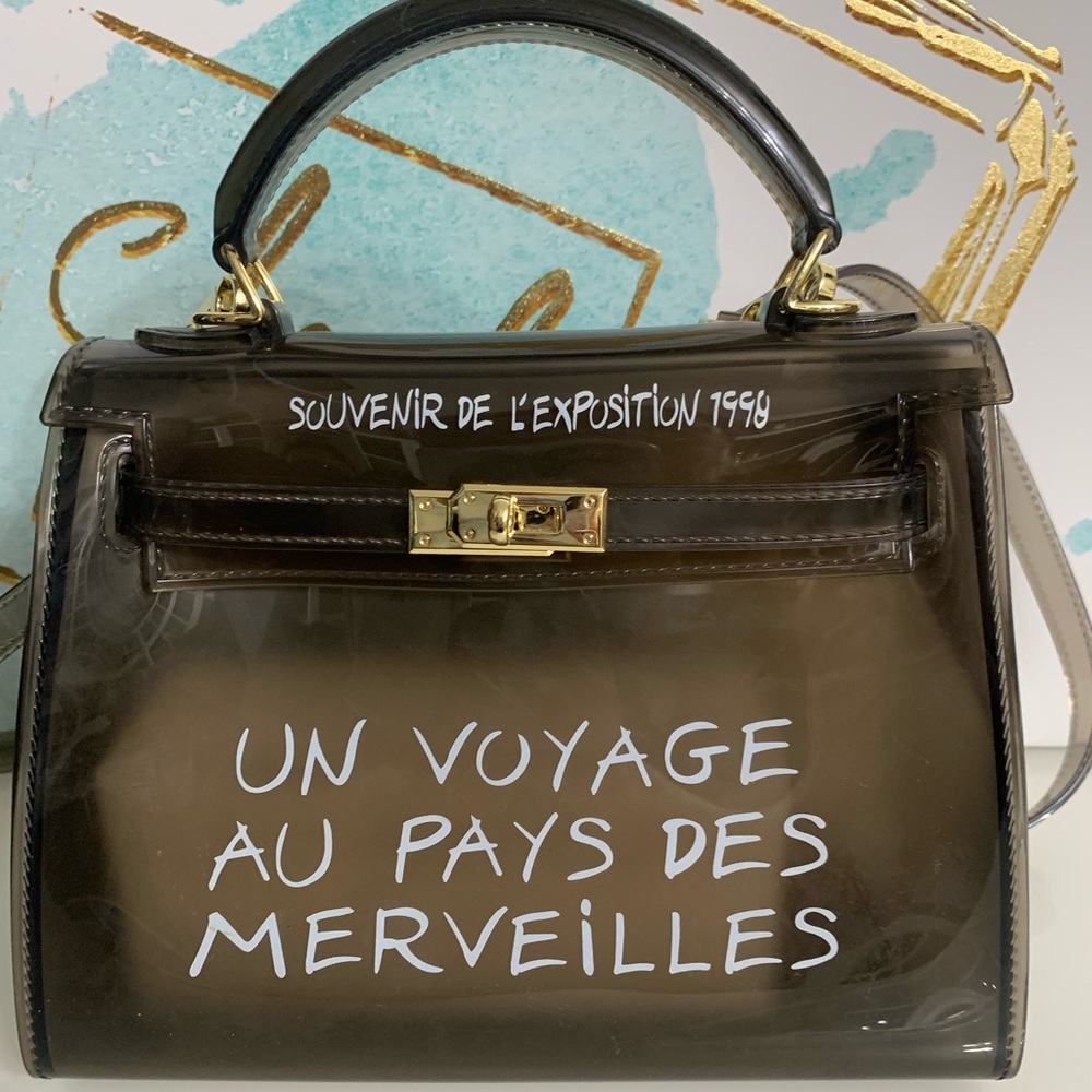 Black clear fashion handbag - Picture 6 of 7